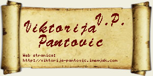 Viktorija Pantović vizit kartica